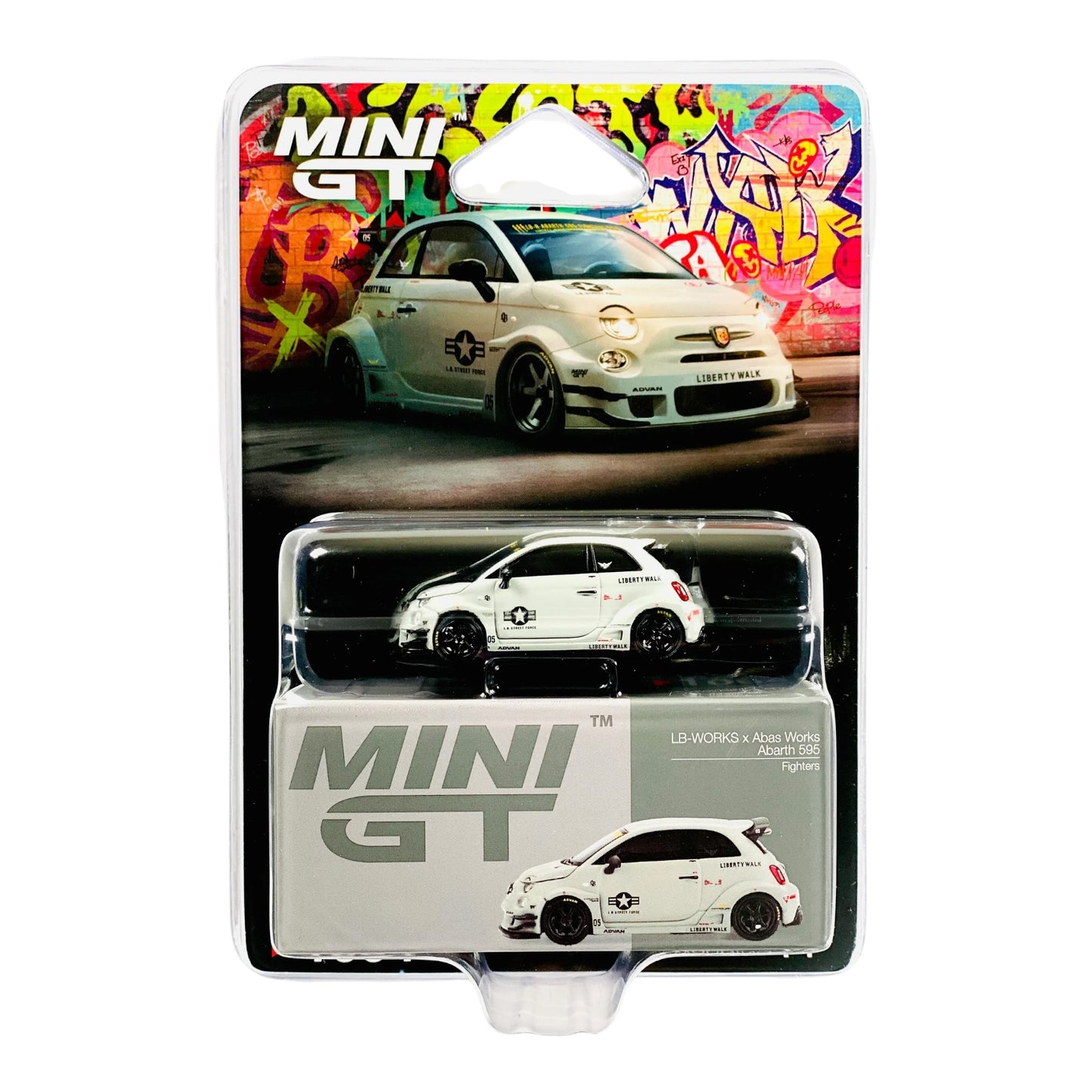 MiniGT #1064 ABARTH 595LB-WORKS ABAS WORKS FIGHTERS