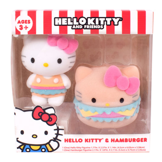 Sanrio flocked food figures