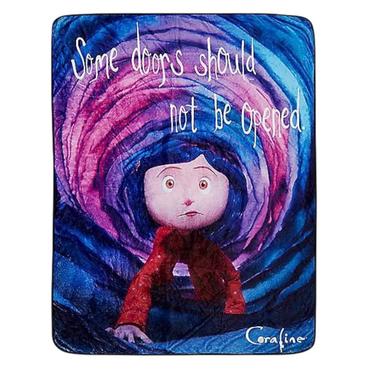 Spirit Halloween - Coraline : Fleece Throw Blanket