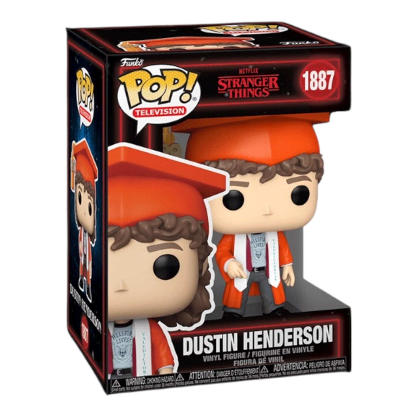 Funko Pop ! TV 1887 Dustin (graduation)