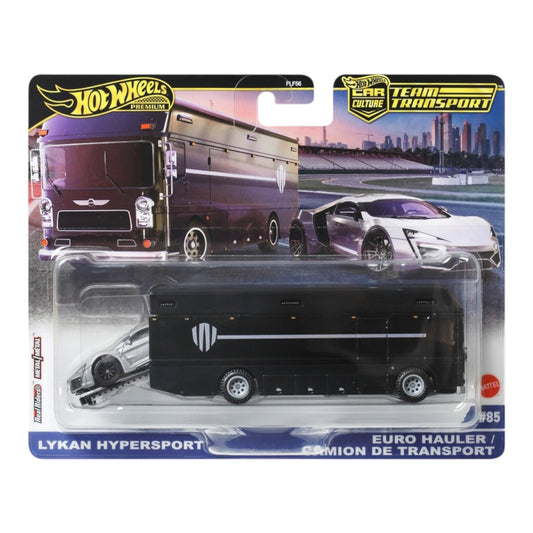 Hot Wheels Premium - TT :Lykan hypersport & euro hauler