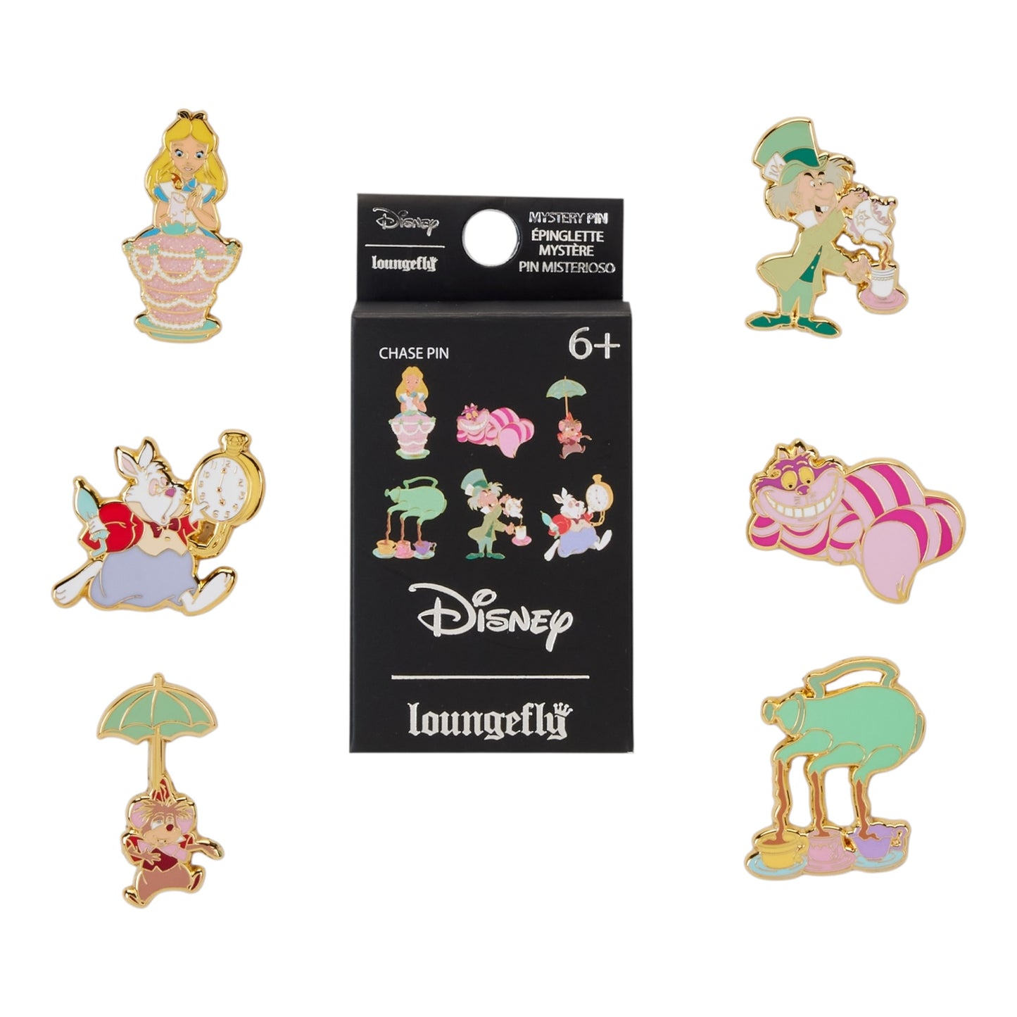 Loungefly Disney Alice in Wonderland Unbirthday Mystery Box Pins