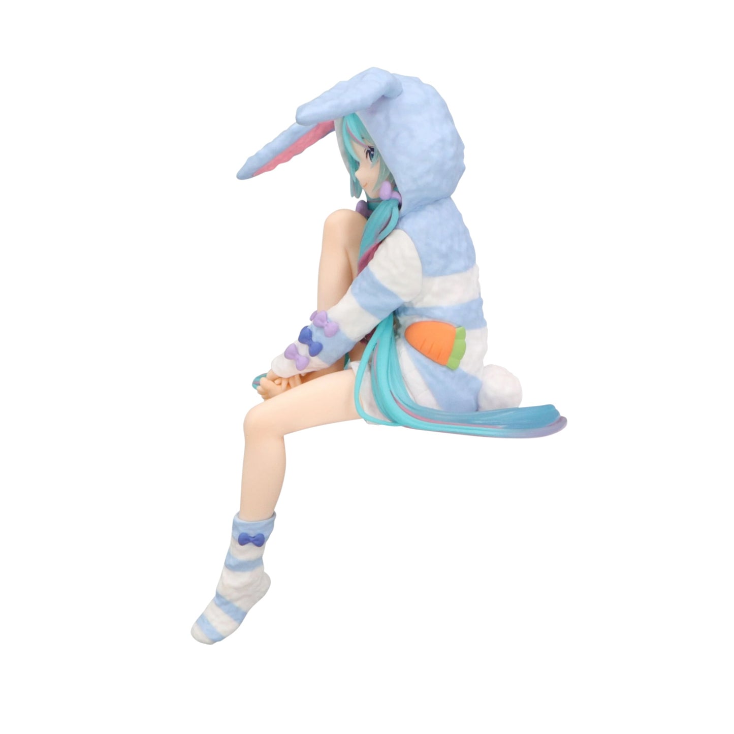 Furyu - Hatsune Miku Noodle Stopper Figure -Rabbit Ear Hood Pajama