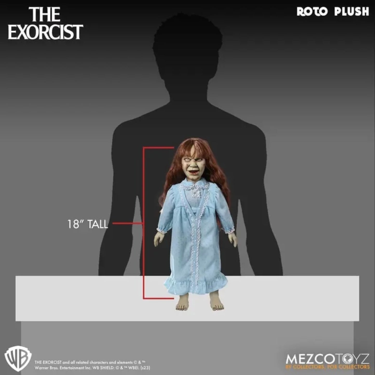 MEZCO - Exorcist Regan 18'' ROTO Plush