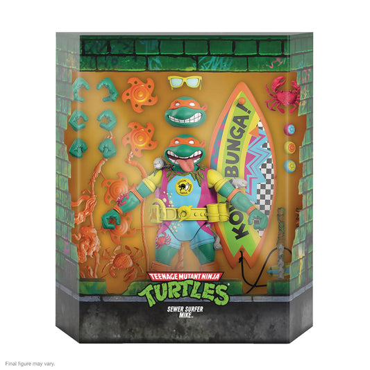 SUPER7 TMNT Sewer Surfer Mike