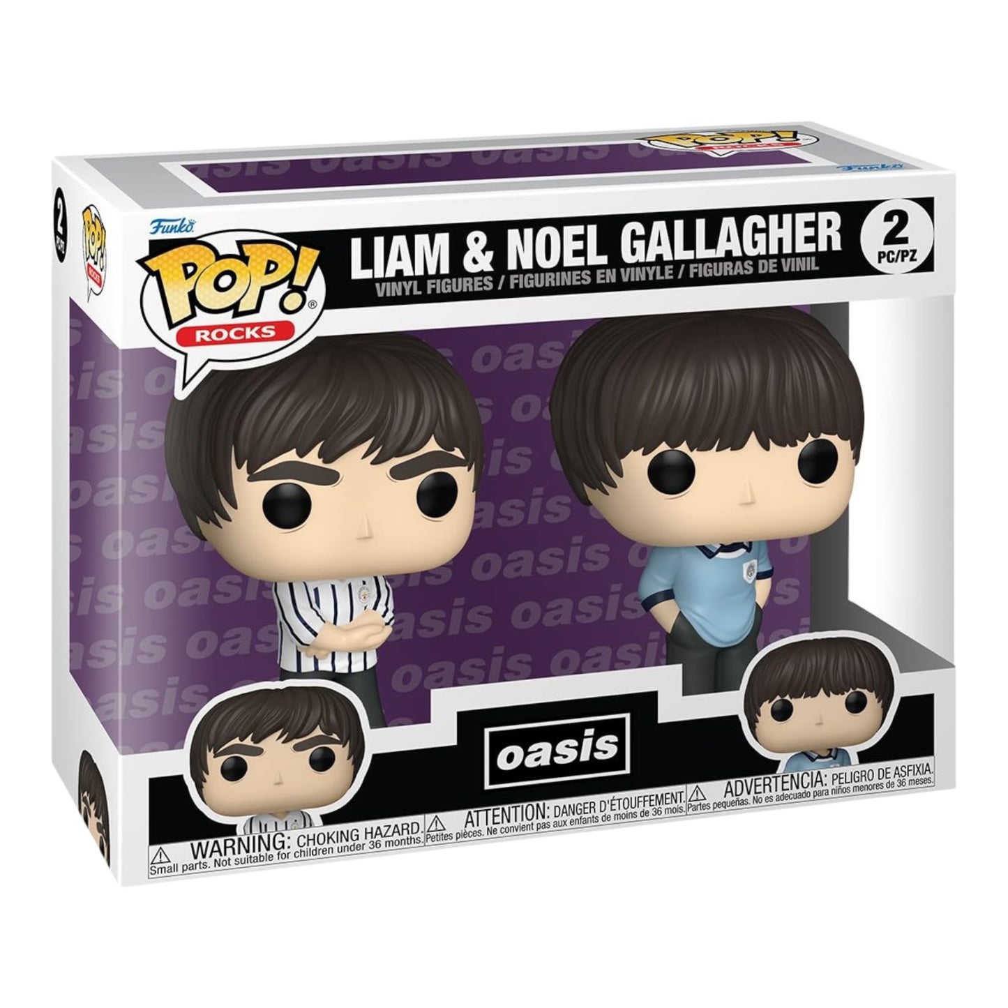 Funko Pop ! Rocks 2 pack Liam & Noel Gallagher