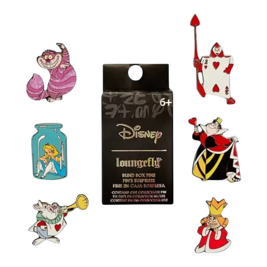 Loungefly Alice in Wonderland Characters Mystery Pins