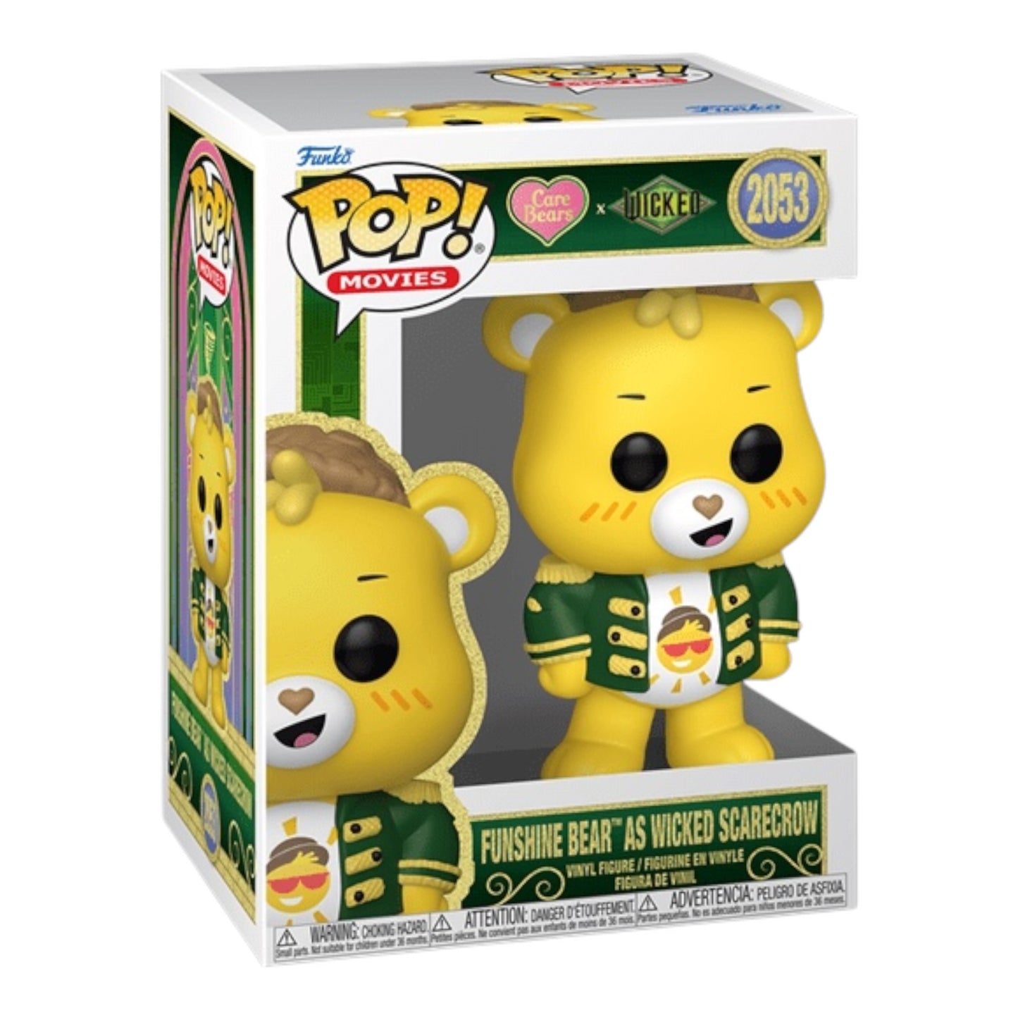 Funko Pop ! Animation 2053 Funshine Bear as Scarecrow