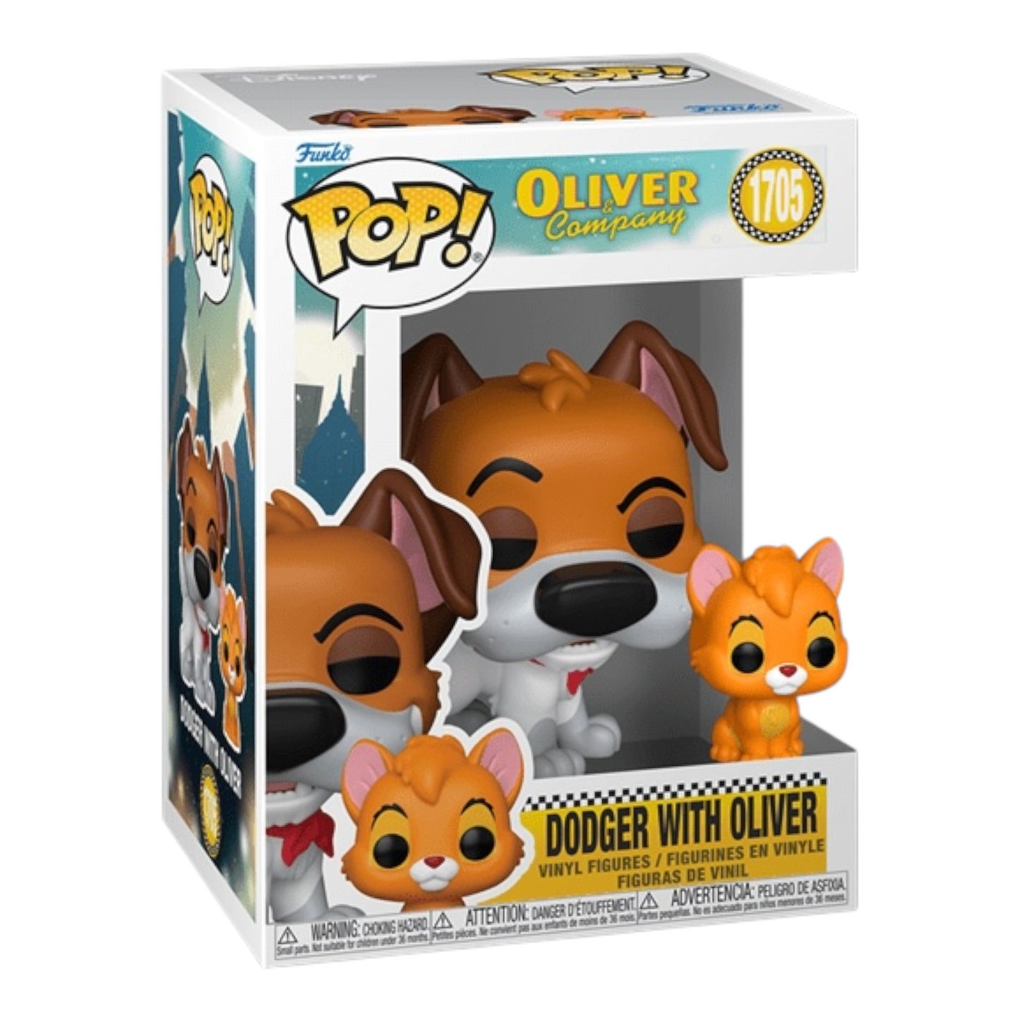 Funko Pop ! Disney 1705 Dodger with Oliver