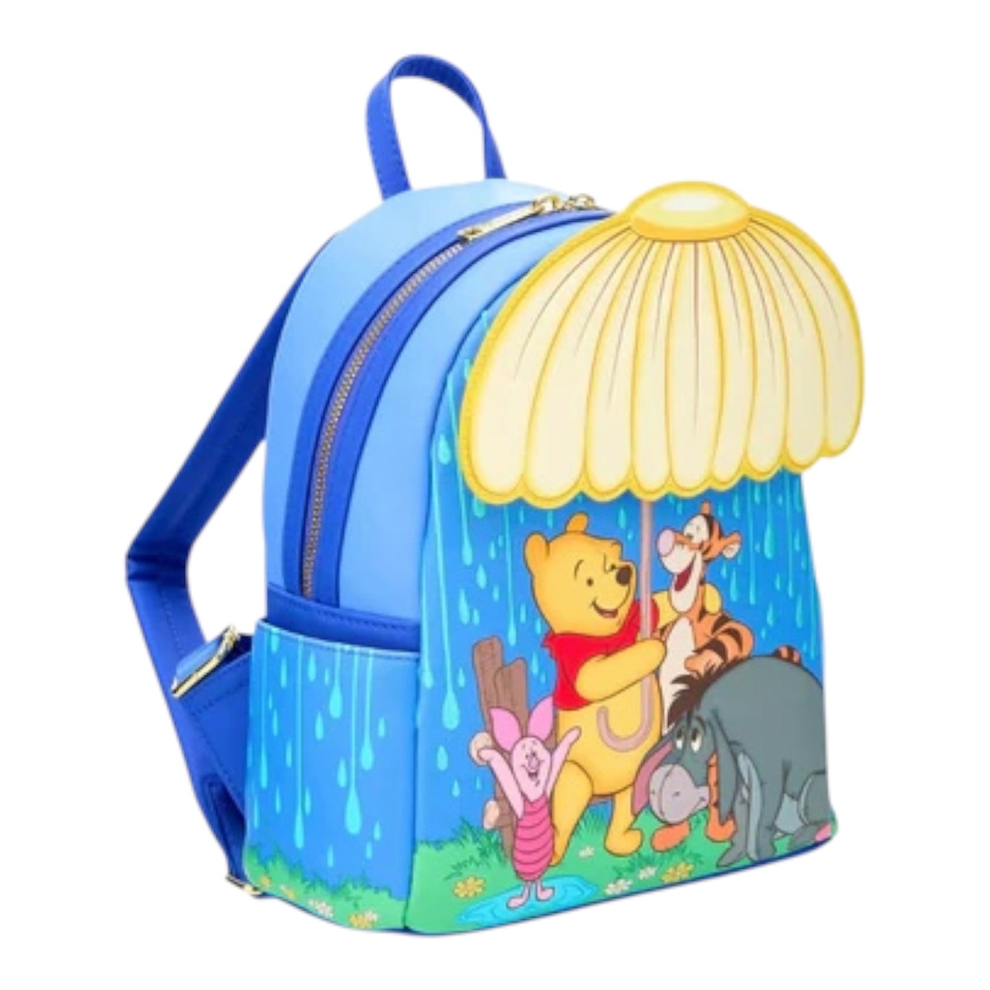 Loungefly Disney Winnie the Pooh Rainy Umbrella Scene Mini Backpack