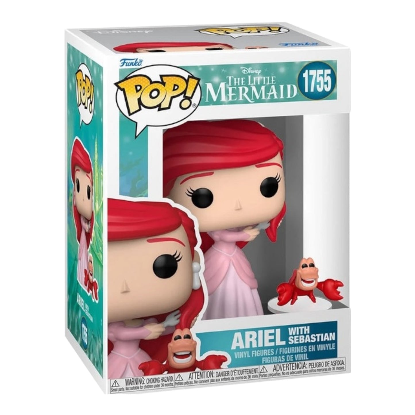 Funko Pop ! Disney 1755 Ariel with Sebastian