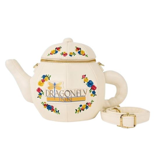 Loungefly Warner Brothers Gilmore Girls Dragonfly Inn Figural Teapot Crossbody