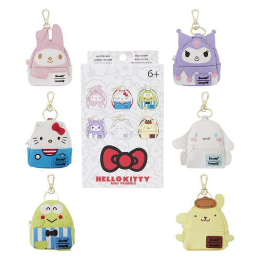 Loungefly Hello Kitty Classic Mystery Box Mini Backpack Bag Charm