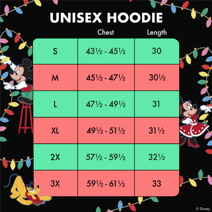 Loungefly Disney Mickey's Light Up Decorations Hooded Sweatshirts