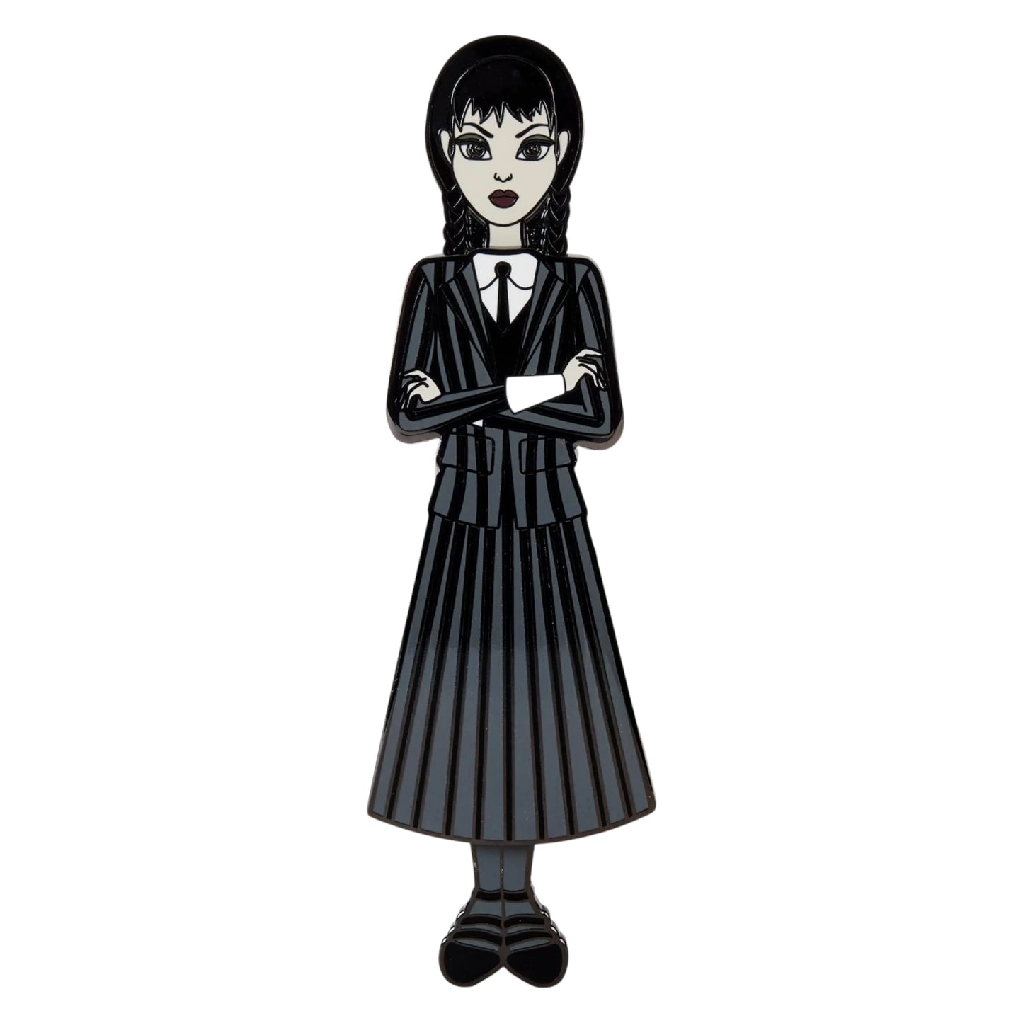 Loungefly MGM Wednesday Addams Paper Doll Pin