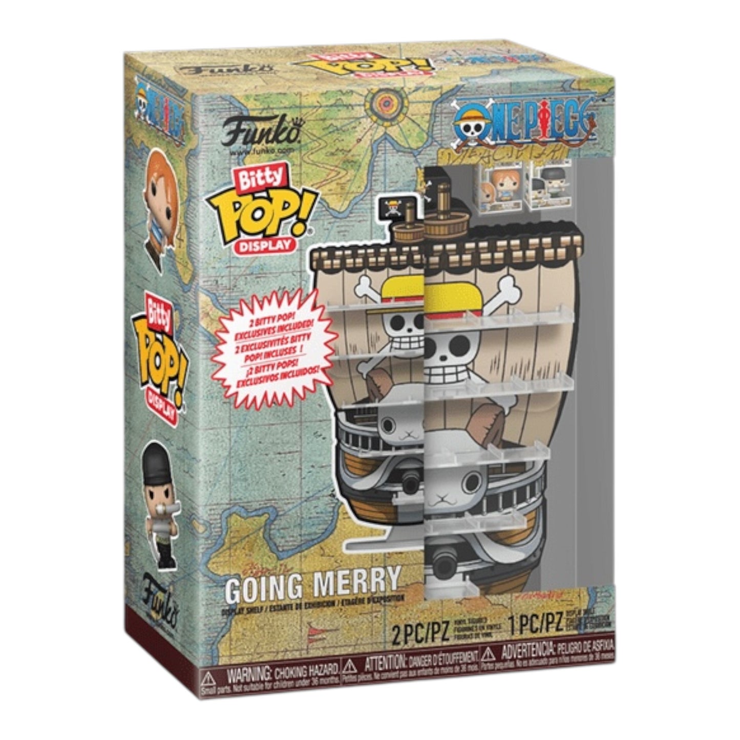 Funko Bitty Pop ! Going Merry Display
