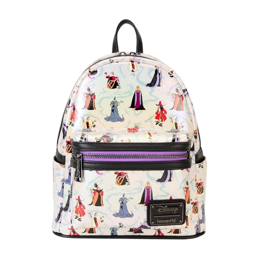Loungefly Disney Villains Iridescent Mini Backpack