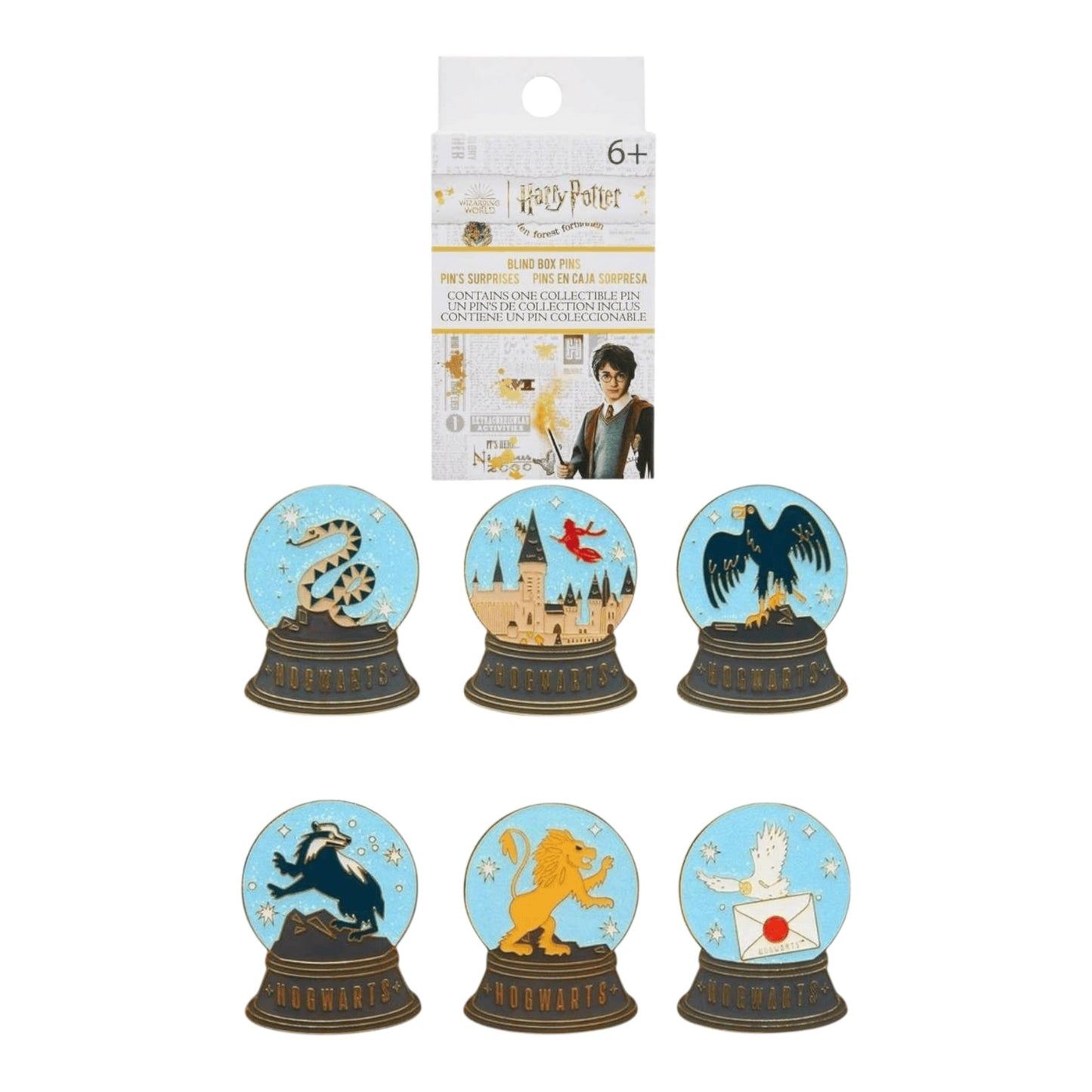 Loungefly Harry Potter Glitter Snow Globe Blind Pin