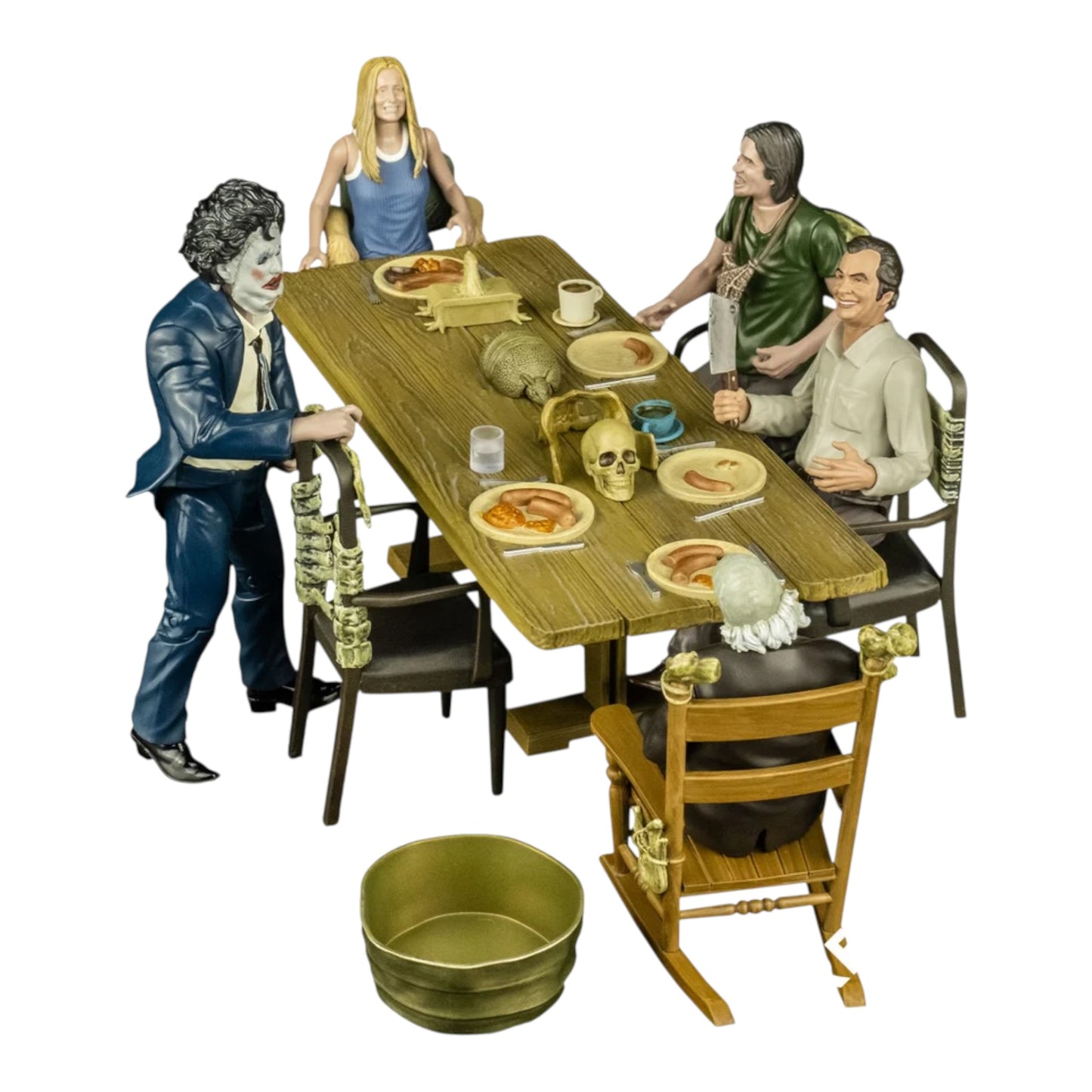 Texas Chainsaw Massacre Dinner Scene Playset 5” Action Figure