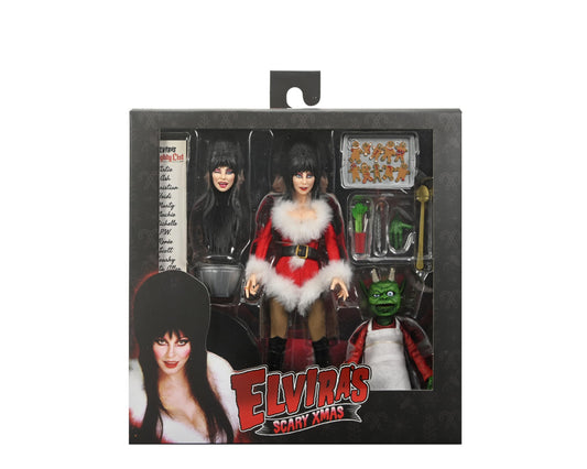 NECA - Elvira : very scary Xmas deluxe 8” figure