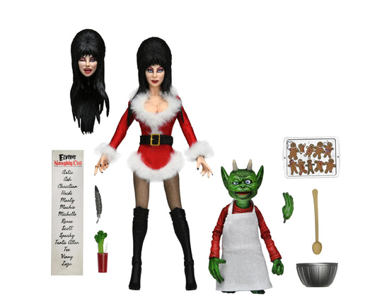 NECA - Elvira : very scary Xmas deluxe 8” figure