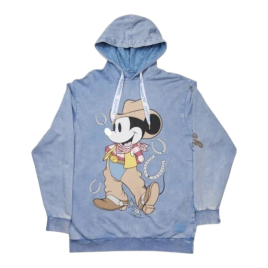 Loungefly Disney Western Mickey Unisex Hoodie 2XL