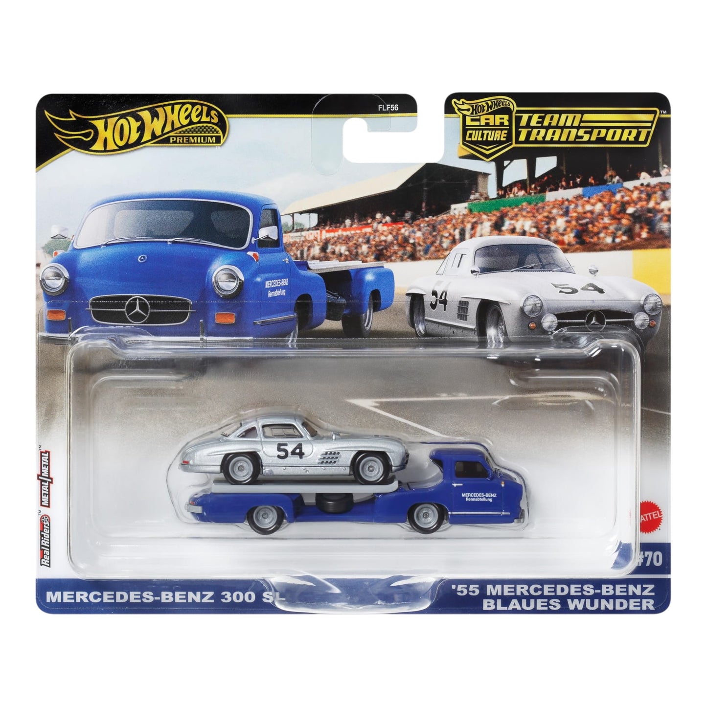 Hot Wheels Premium - TT : Mercedes 300SL & Mercedes Blaues Wunder