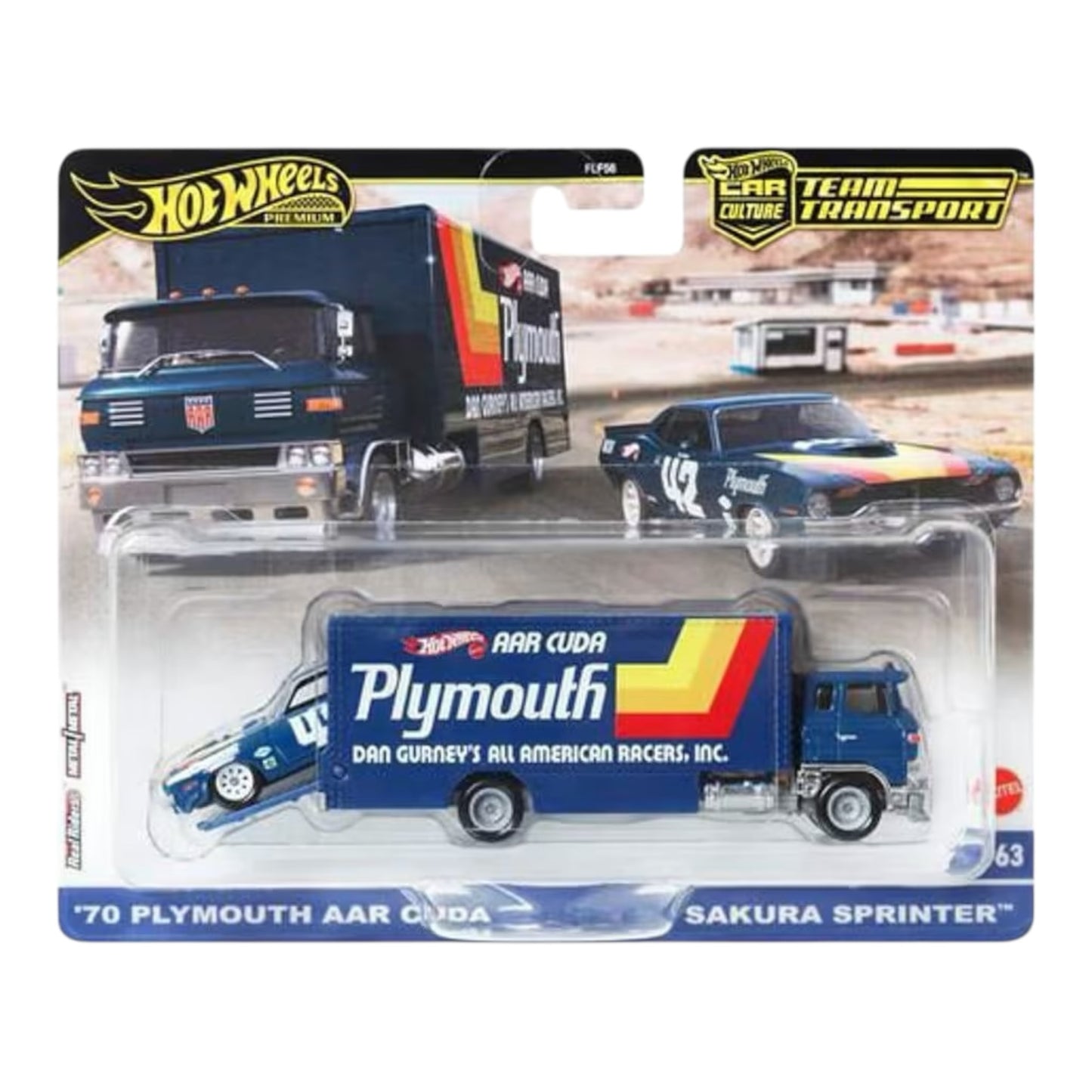 Hot Wheels Premium TT - Plymouth Aar Cuda & Sakura Sprinter
