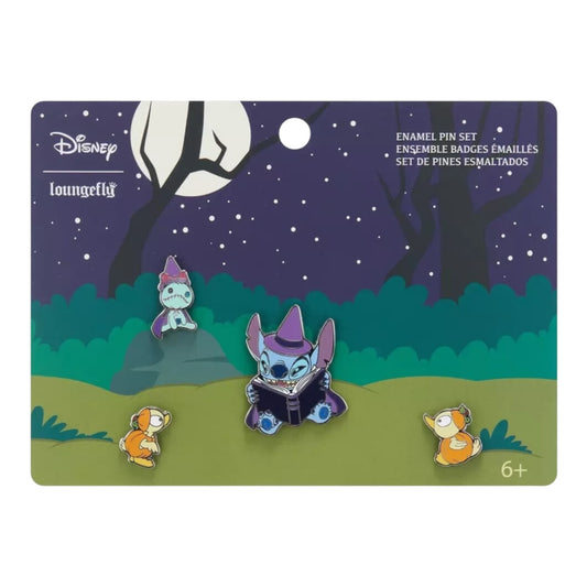 Loungefly Disney Stitch Halloween Pin Set