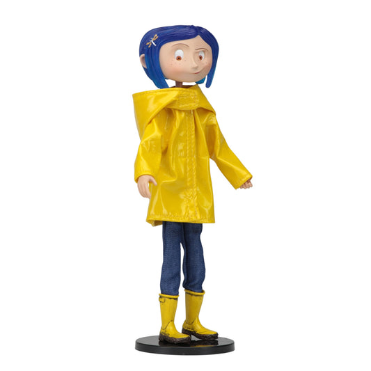 NECA - Coraline , bendy fashion doll in raincoat