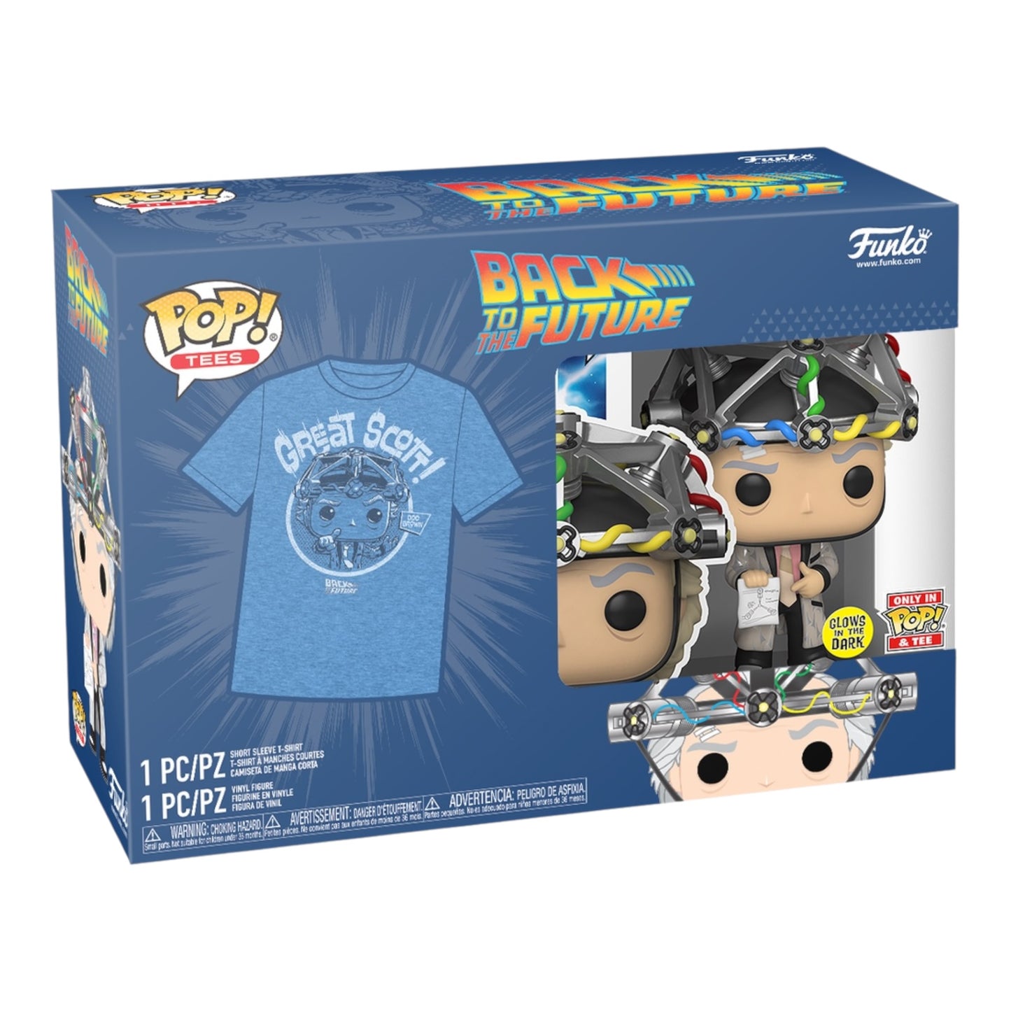 Funko Pop and Tee ! Movies 959 Doc with Helmet