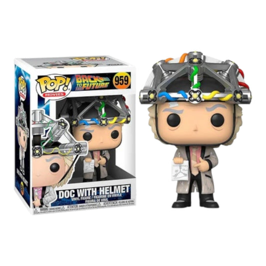 Funko Pop and Tee ! Movies 959 Doc with Helmet