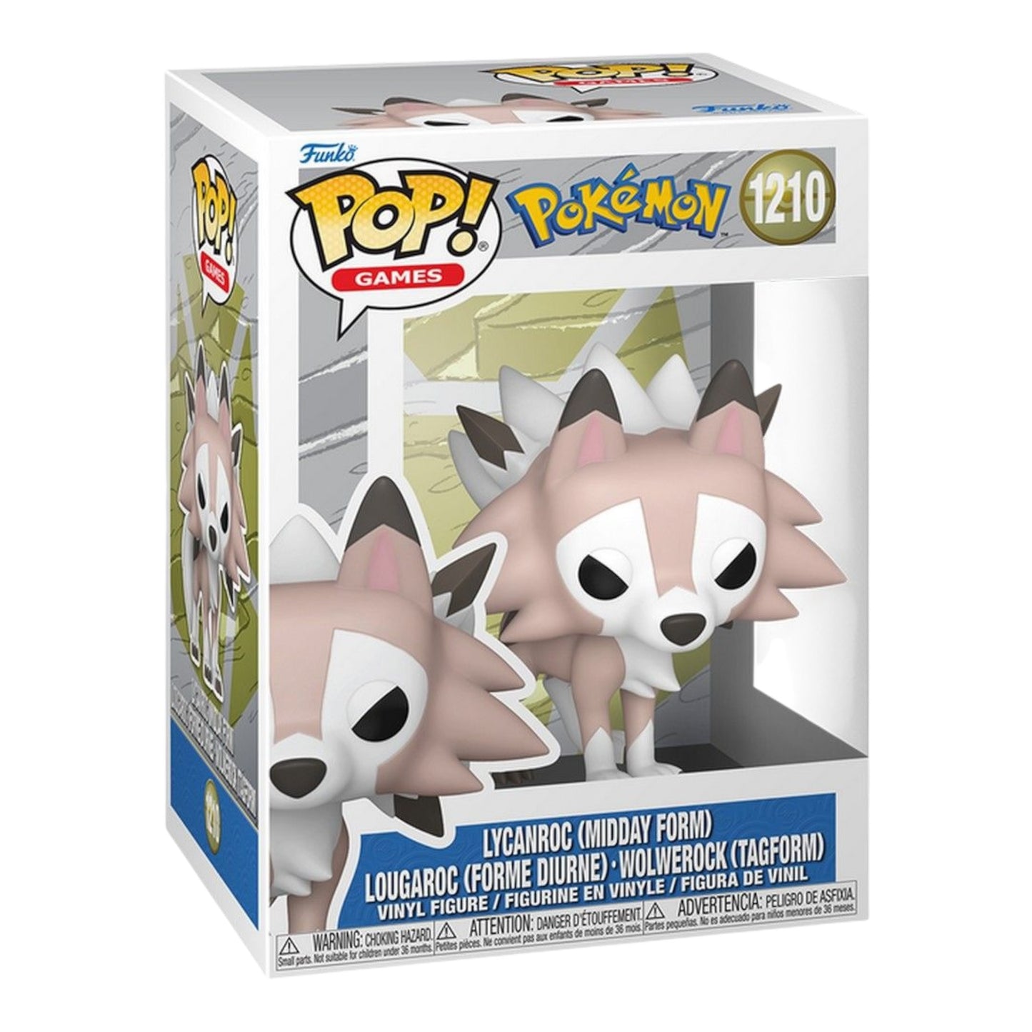 Funko Pop ! Games 1210 Lycanroc ( midday)