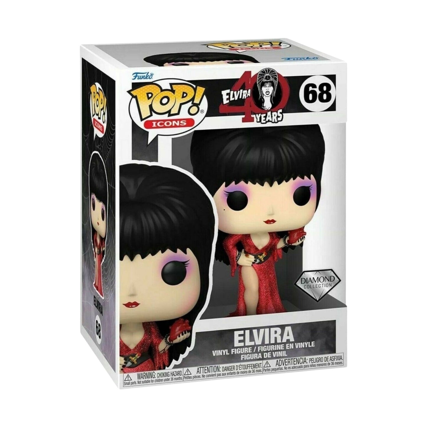 Funko Pop ! Icons 68 Elvira diamond