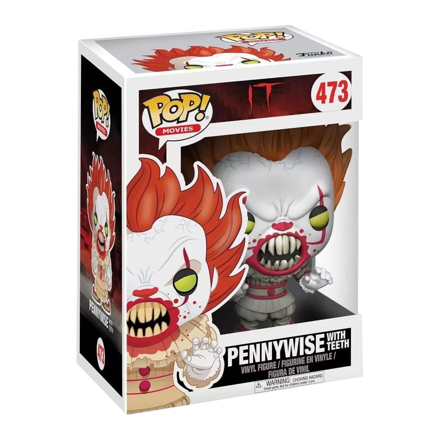 Funko Pop ! Movies 473 Pennywise with teeth