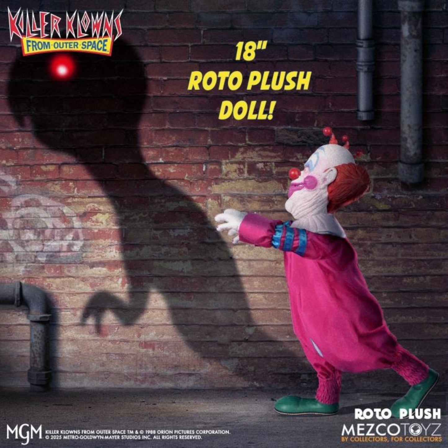 MEZCO - Killer Klown 18'' ROTO Plush : Slim