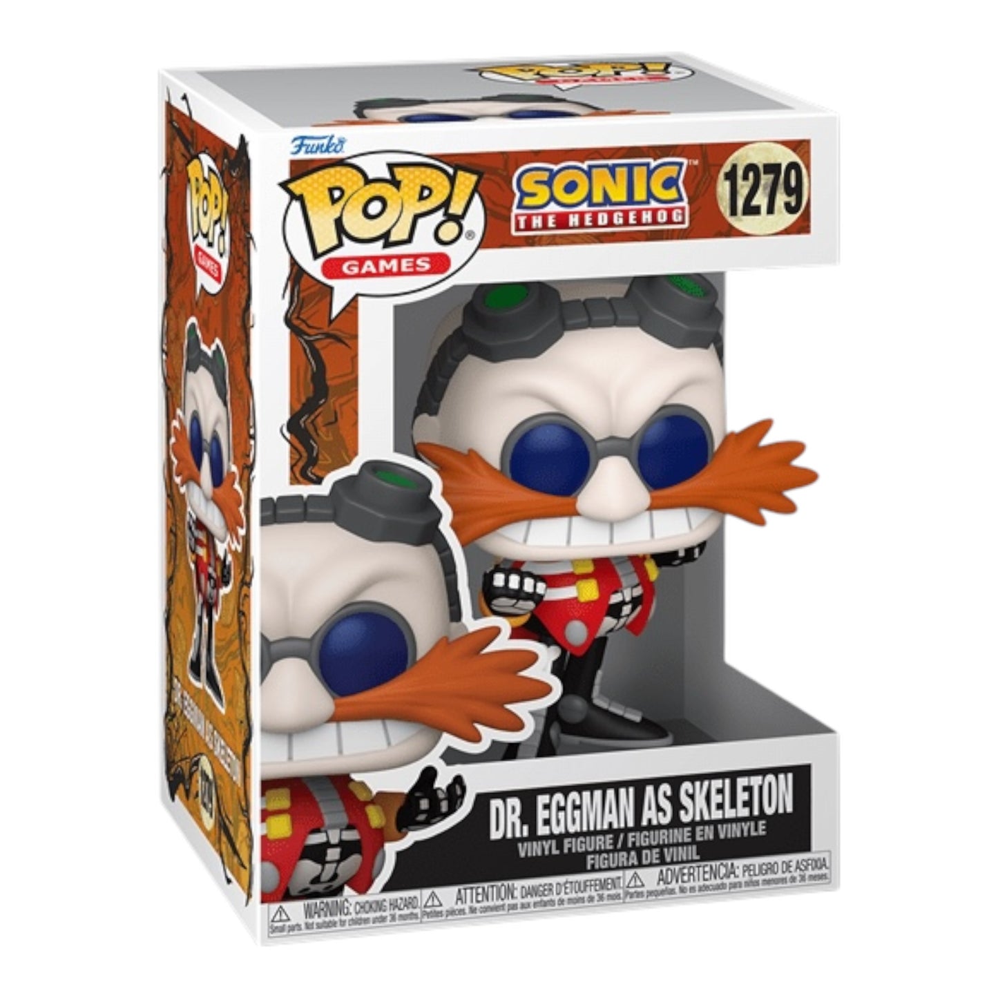 Funko Pop ! Games 1279 Dr Eggman as skeleton