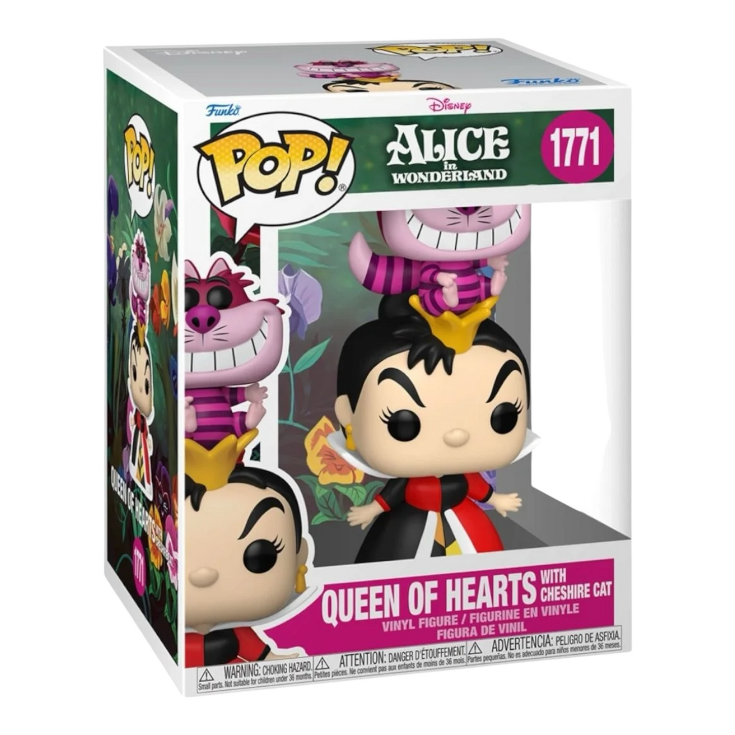 Funko Pop ! Disney 1771 Queen with Cheshire Cat