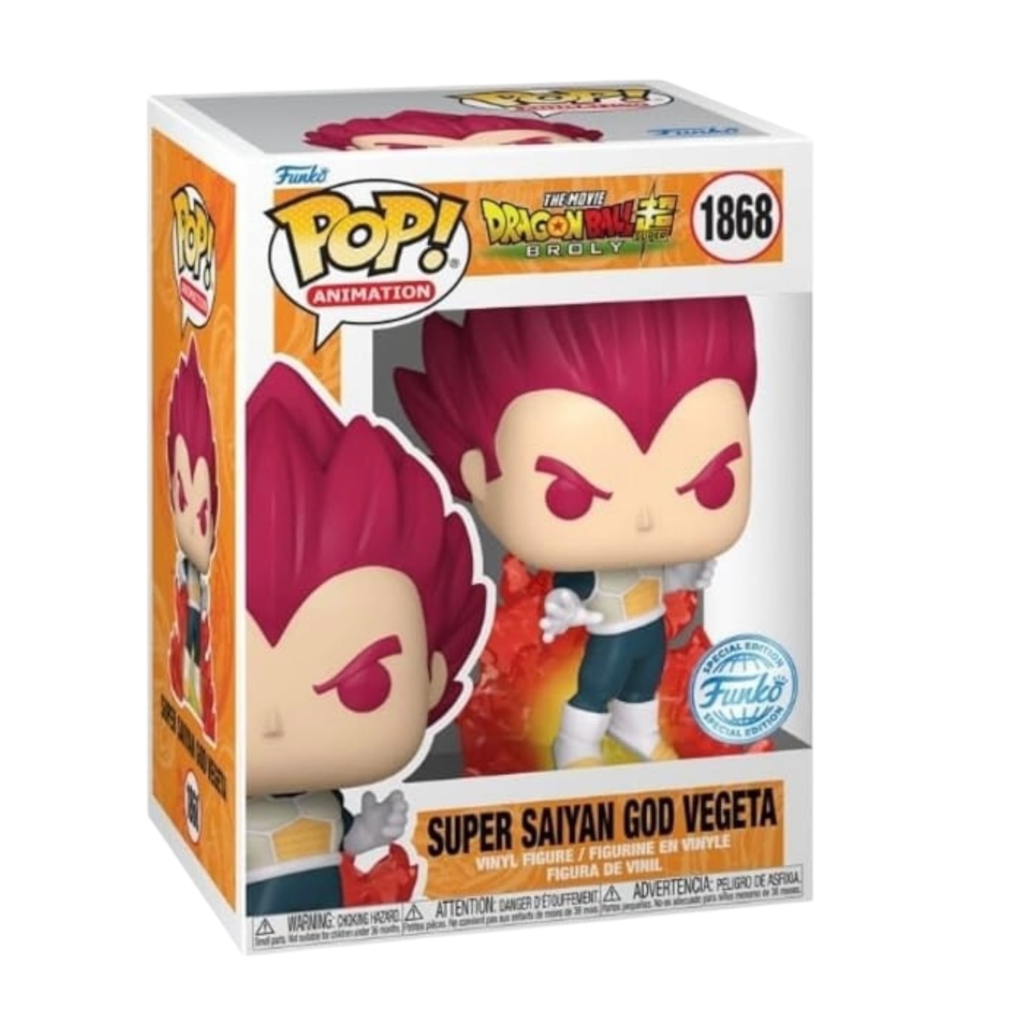 Funko Pop ! Anime 1868 Super Saiyan God Vegeta