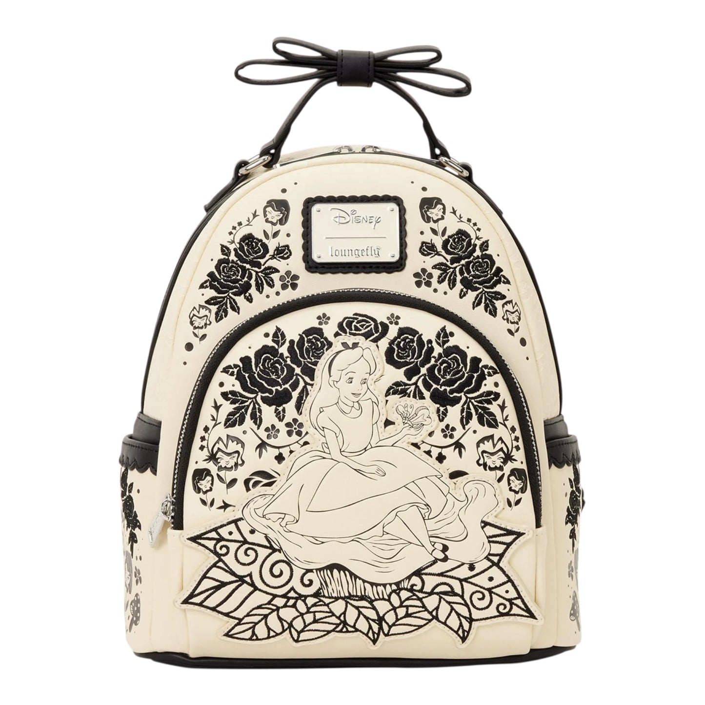 Loungefly Disney Alice in Wonderland Embroidered Floral Mini Backpack