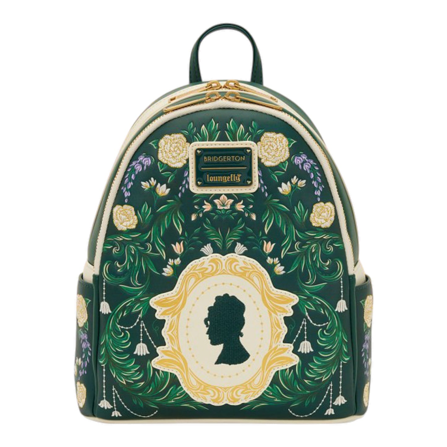 Loungefly Netflix Bridgerton Silhouette Floral Mini Backpack