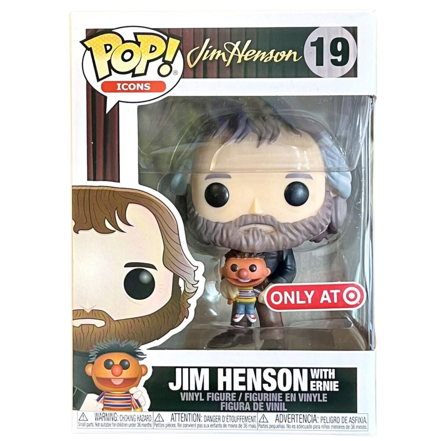 Funko Pop ! Icons 19 Jim Henson with Ernie