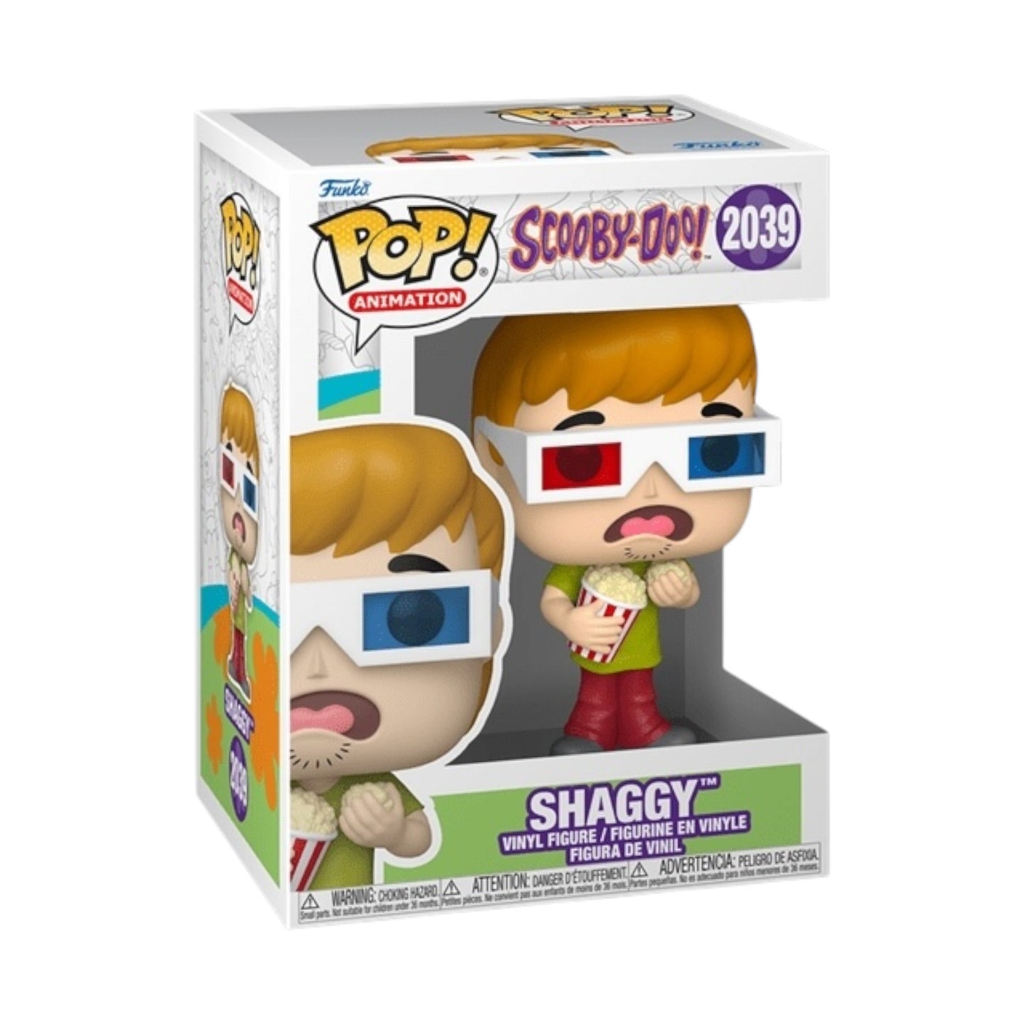 Funko Pop ! Animation 2039 Shaggy in 3D Glasses