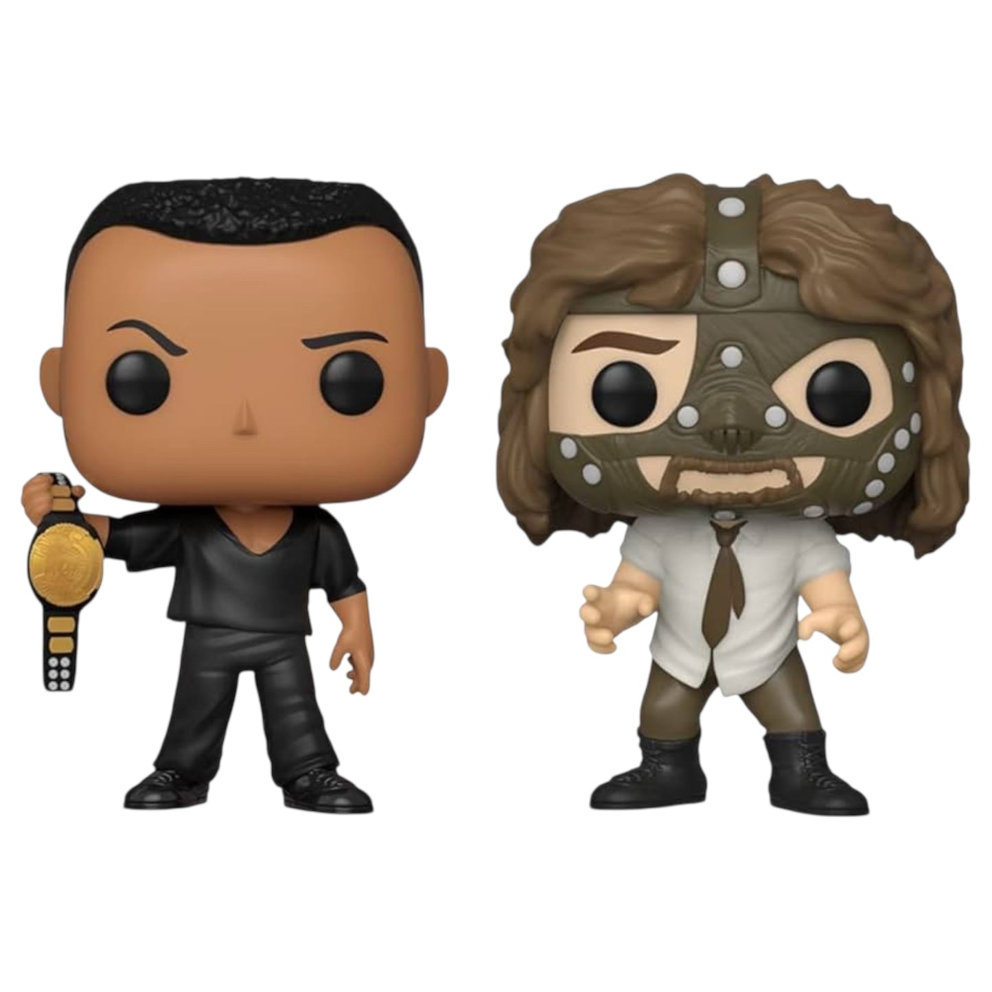 Funko Pop ! WWE 2 pack The Rock & Mankind