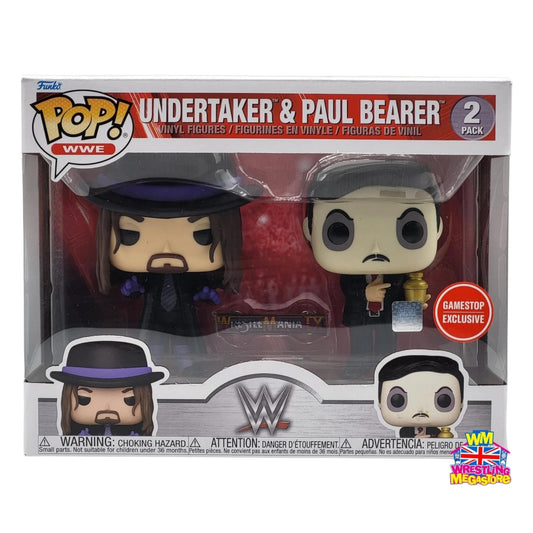 Funko Pop ! WWE 2 pack Undertaker & Paul Bearer