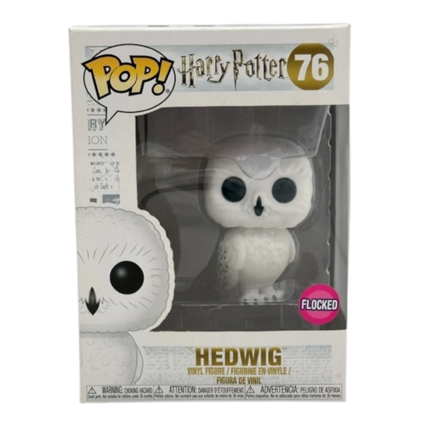Funko Pop ! HP 76 Hedwig - FLOCKED
