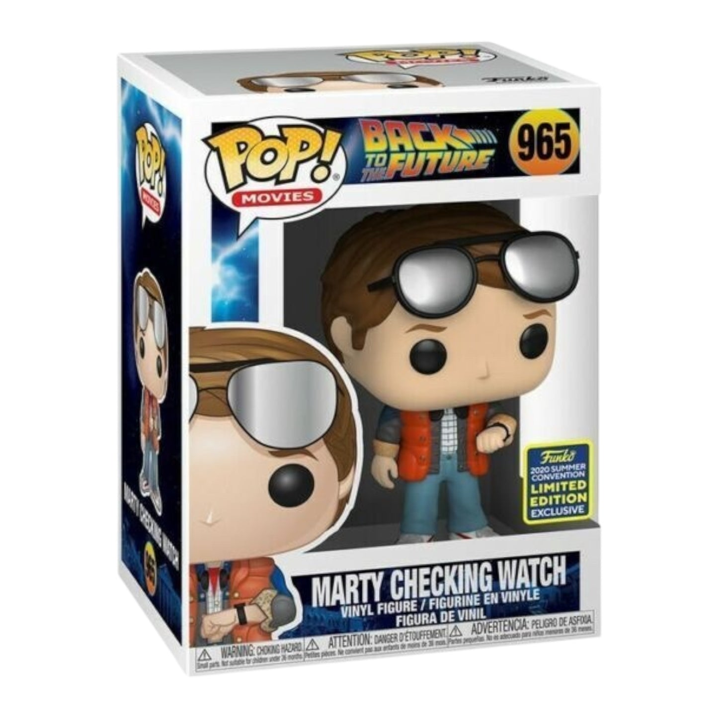 Funko Pop ! Movies 965 Marty checking watch
