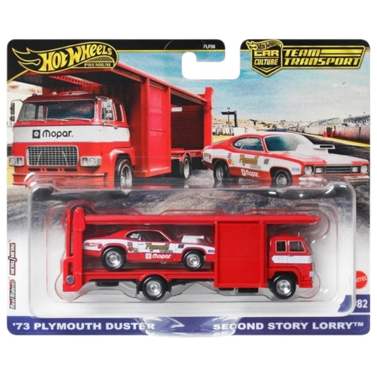 Hot Wheels TT - 73 Plymouth Duster & Second Story Lorry