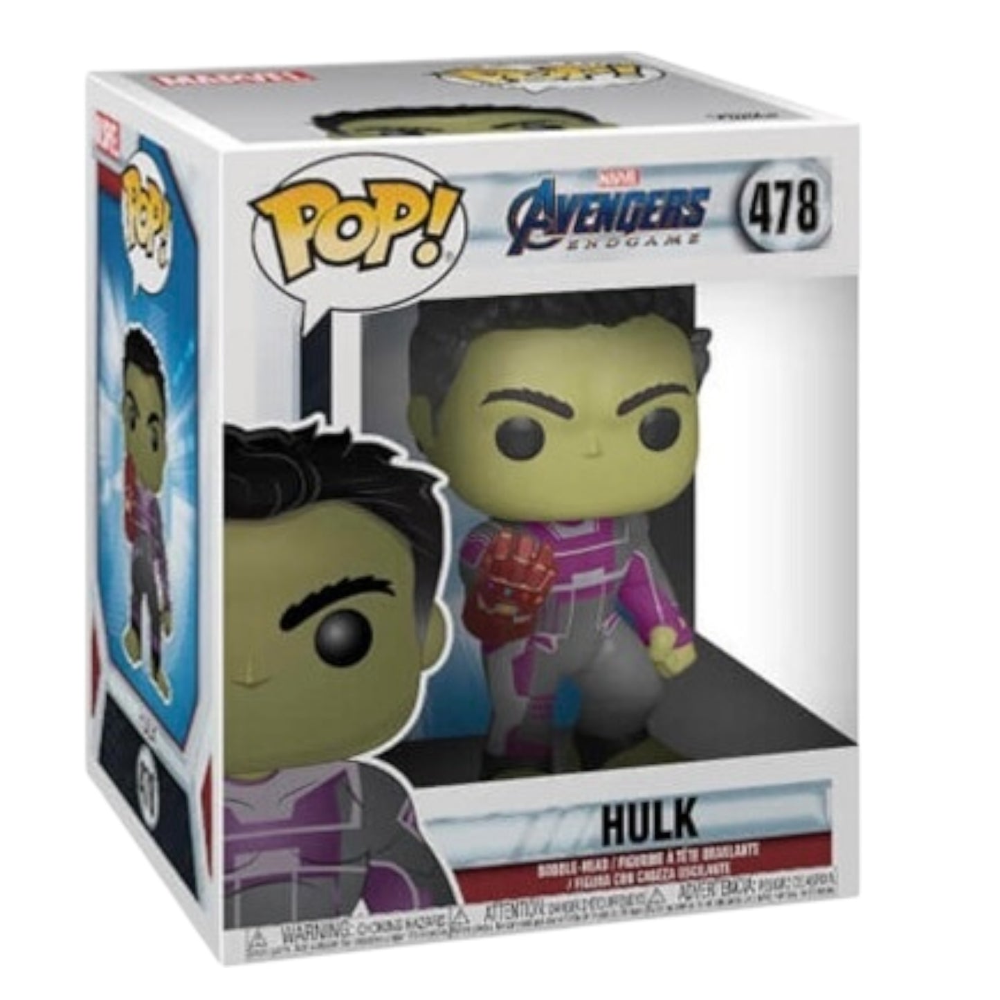 Funko Pop ! Marvel 478 Hulk (w/gauntlet) 6”