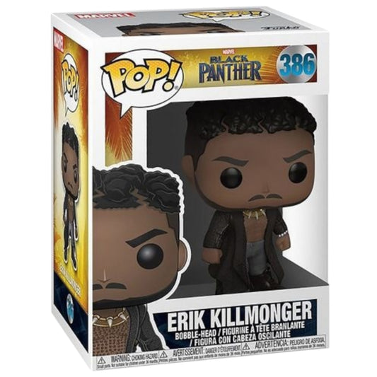 Funko Pop ! Marvel 386 Erik Kilmonger (scars)